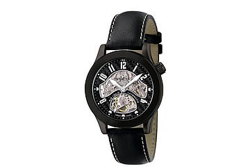 Invicta Signature Black Stainless Steel Carbon Fiber Dial Mens Watch 7119