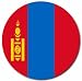 Mongolia Flag Round Mouse Pad