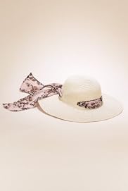 Animal Print Band & Eyelets Hat [T01-6672-S]
