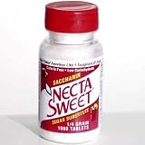 3 pack 1/4 grain 1000 saccharin tablets