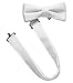 Hold'Em Bow Tie For Mens Boys and Baby Satin look Solid Color Adjustable Pre-tied Made in USA