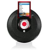Macally Portable Stereo Speakers for iPod nano 4G (Black)