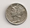 1945 Mercury "Silver" Dime