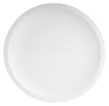 Zak Designs Seaside White 11-Inch Dinner Plates, Set of 4