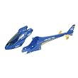 E-Flite Body Set, Police, Blue: Blade CX/2/3