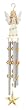 Prayerful Angel Metal Windchime (23 inch)
