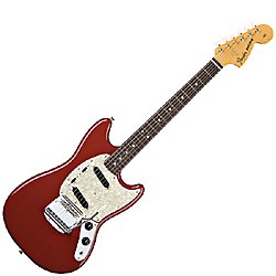MusicalInstruments: 65 Mustang guitar Dakota Red