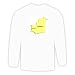 Long Sleeve T-shirt with africa, map, vector