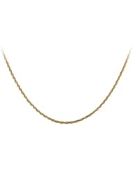 Sterling Silver Diamond Cut Thin Sparkle Chain, 18"