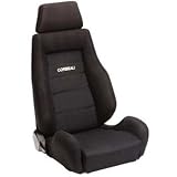 Corbeau 20301S GTS II Seat for 36-38 in. Waist Must Be Bought In Pairs (Priced Each) Black Micro-Suede