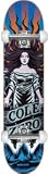 Zero Cole Venus Skateboard 7.5 Duraslick w/Raw Trucks & White Wheels