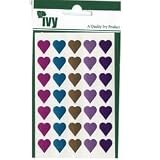Assorted Fashion Colour Heart Stickers