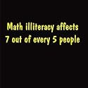 Math Illiteracy T-shirt