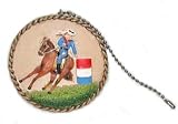 Female BARREL RACER horse pony Ceiling fan PULL NEW