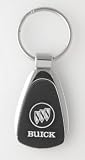 Buick Chrome/Black Teardrop Keychain