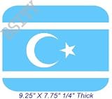Iraqi Turkmens Turks Flag Mousepad Mouse Pad Mat