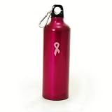 Cathy's Concepts Breast Cancer Aluminum Water Bottle