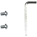 American Dryer GX232 2 Piece Replacement Tamper Proof Screw Set with Security Wrench