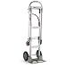 Magline GMK81UAB Aluminum Gemini Sr Convertible Hand Truck, U Loop Handle, Cushion Wheels, 500lbs Capacity, 61" Height, 55-3/4" Length x 21" Width
