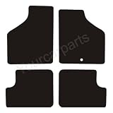 Austin Mini Tailored Car Mats (1959-) Black Deluxe Carpet (Budget Range)