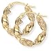 9ct Twisted Hoop Earrings