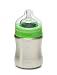Klean Kanteen Kid Kanteen Stainless Steel Baby Bottle with Medium-Flow Silicone Nipple (9-Ounce)
