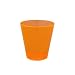 NorthWest Enterprises N25055 Party Essentials Brights Plastic Shot Glasses, 2-Ounce Capacity, Neon Orange (20 Packs of 50)