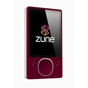 Zune 80 GB Digital Media Player (Red) by