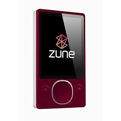 Zune 80 GB Digital Media Player (Red)