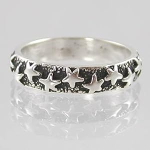 Star Ring in Sterling Silver, Size 6, #2596