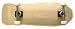 Moose Old School Complete Skateboard (Natural, 10