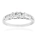 Three Stone Diamond Ring 1/4ctw