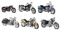 Harley-Davidson Set of 6 Motocycles (Harley 20)