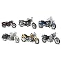 Harley-Davidson Set of 6 Motocycles (Harley 20)