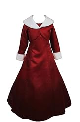 Girls Ankle Length Flower-Girl Dress/Pageant Dress/Wedding Dress 