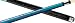 Players Kandy Teal with Purple Glitter Flame Pool Cue Stick