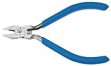 31685Z00W9L. SL160  Klein D230 4C 4 Inch Midget Diagonal Cutting Pliers Nickel Ribbon Wire Cutters