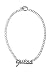 Guess UBN10704 Ladies Chain with Crystal Pave Guess Logo Necklet