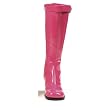 3 Inch Knee High Sexy Boots Zipper Buckle GOGO Boot Hippie Theatre Costumes Accessory Pink