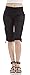 Classic Designs Womens Stretch Poplin Elastic Waist Cargo Capri (S-3X)