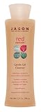 Jason Red Elements Fragrance Free Gentle Gel Cleanser for Normal to Dry Skin, 7.25-Ounce Bottles (Pack of 2)
