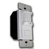 Enerlites WOSS15-W Infrared Single Pole Wall Switch Occupancy Sensor, Title 24, White