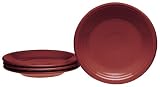 Fiesta Cinnabar 464 7-1/4-Inch Salad Plates, Set of 4