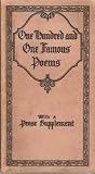 One Hundred and One Famous Poems with a Prose Supplement