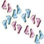 Baby Shower Cake Decorations (36054) - Baby Feet Sugar Decorations (16 pcs)