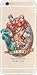 iPhone 6 Case, Ultra Slim Translucent Silicone Clear Case Gel Cover ( Little Mermaid Siren Ariel )