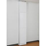 JKプラン 1cmピッチラックシリーズ 薄型扉付きラック幅44セット(上置き付き) ホワイト bdc-100/bdc-103/bdc-112/bdc-115