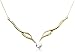 9ct Yellow Gold AMP382362 Ladies Cubic Zirconia Necklet