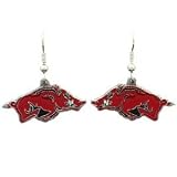 NCAA Arkansas Razorbacks Logo Dangling Earrings (Set of 2)