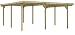 Carport Doppelcarport Flachdach 6x5 600x500 9x9